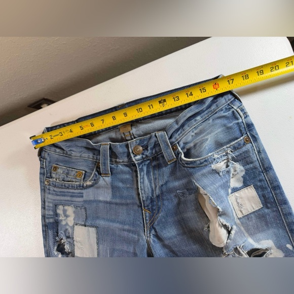 True Religion Billy Strange Brew First Edition extremely Distressed Jeans Sz 32 - Picture 9 of 14